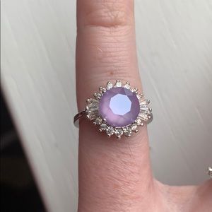 Fragrant Jewels size 5 Purple Snow Collection Ring